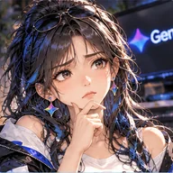 ミラ：悩んでる顔